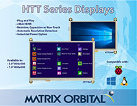 Image of Matrix Orbital's HTT Series TFT Displays