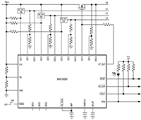 Image of Analog Devices' MAX16050 Voltage Monitor/Sequencer Circuit Schematic