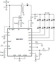 Analog Devices 的 MAX16813 LED 驱动器图片