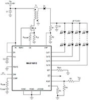 Image of Analog Devices' MAX16813 LED Driver