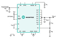Bild des Stromversorgungsmoduls MAXM1750 von Analog Devices