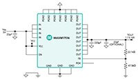 Analog Devices 的 MAXM1751x 電源模組影像