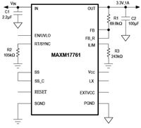 Analog Devices 的 MAXM17574/17575/17761 Himalaya 電源模組圖片
