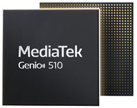 Immagine del System-on-Chip (SoC) Genio 510 di MediaTek