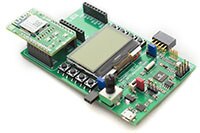 Microchip 的 DM990012 安全 IoT1702 演示板图片