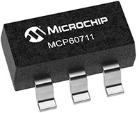 Abbildung: Verstärker MCP60711T-E/OT, MCP60711UT-E/LTY und MCP60713T-E/CH von Microchip