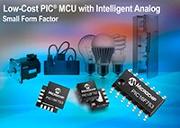 Image of Microchip's PIC12F752/PIC16F753 Microcontrollers