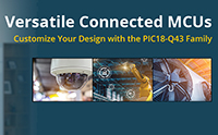 Image of Microchip's PIC18F57Q43 MCU Family Applications