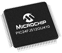 Microchip Technology 的 PIC24FJ GU4/GL4 高容量存储器低功耗 MCU 系列图片