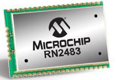 RN2483 LoRa™ Modem - Microchip Technology