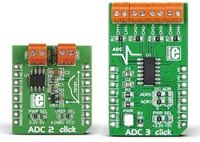 Image of Mikroelektronika ADC2 and ADC3 Click Boards