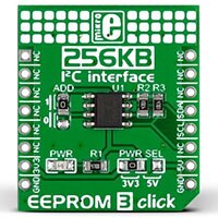 MikroElektronika 和 Microchip 的 EEPROM 3 Click Board 图片