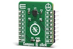 Image of MikroElektronika's Compass 3 Click Magnetic Sensor