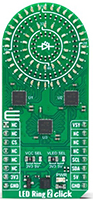 Image of Mikroelektronika's MIKROE-5634 LED Ring 2 Click board™