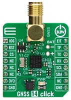 MikroElektronika's MIKROE-5995 GNSS 14 Click board™ Image of MikroElektronika's MIKROE-5995 GNSS 14 Click board™