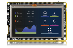 Image of MikroElektronika's MIKROE-6151 mikromedia 4 for STM32F4 Resistive
