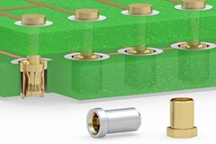 Image of Mill-Max's 0448/0640 Series Minimal Insertion Length Contact Receptacles