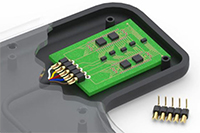 Image of Mill-Max's 380 Series Right Angle Solder Cup Headers