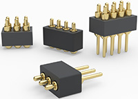 Bild von Mill-Max's 854/855 Serie Niedrige Bauform, Miniatur federbelastete Kontakte