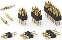 Mill-Max 的通孔式型號 2 mm 間距搭載彈簧型連接器影像