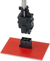 Molex 的 Mega-Fit 電源連接器、背殼插座影像 