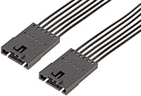Image of Molex's Stackable Linear (SL) Positive-Lock Off-the-Shelf Cable Assemblies