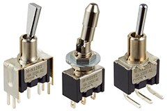 Image of NKK Switches M Series Miniature Toggle Switches