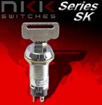 NKK Switches' SK Keylock Switches
