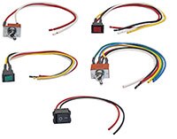 Image of NKK Switches' Standard Switches with Wire Leads