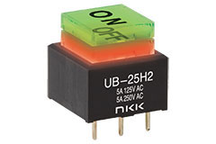 Image of NKK Switches' UB Series Low-Profile Pushbuttons and Indicators