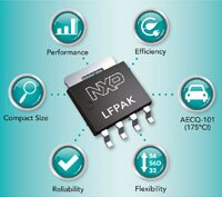 Image of NXP Semiconductor's LFPAK Bipolar Transistors