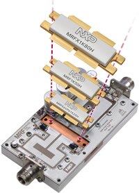Image des transistors RF série MRFX de NXP