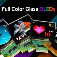 Newhaven Display 的全彩玻璃 OLED 的圖片