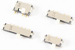 Image of Nidec Components' CUS Series Slide Switches