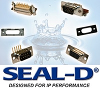 NorComp's IP67 SEAL-D® D-Sub Connectors SEAL-D™ D-Sub Connectors