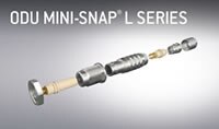 תמונה של מחברי נעילת Push-Pull סדרת MINI-SNAP® L מבית ODU