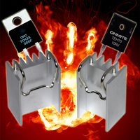 Image of Ohmite's WV Series Heatsinks