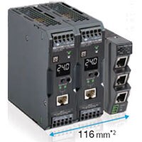 Omron 的 S8VK-X 乙太網路連線智慧型電源供應器圖片