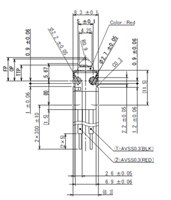 Omron D2EW 系列引脚分布图