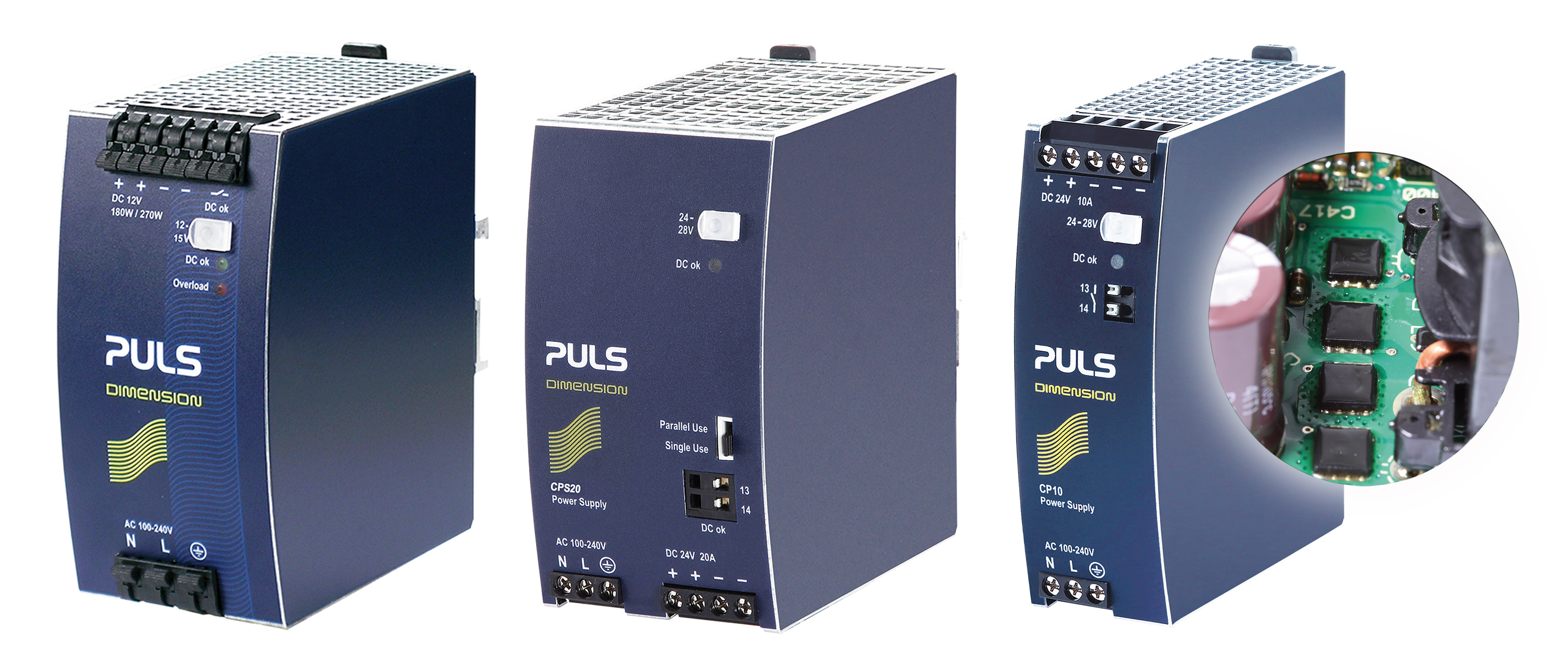 Power Supplies with Conformal Coated PCBs - PULS | DigiKey