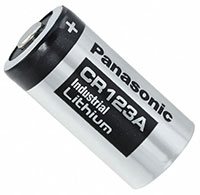 Image of Panasonic CR123A 3 V Lithium Manganese Dioxide Battery