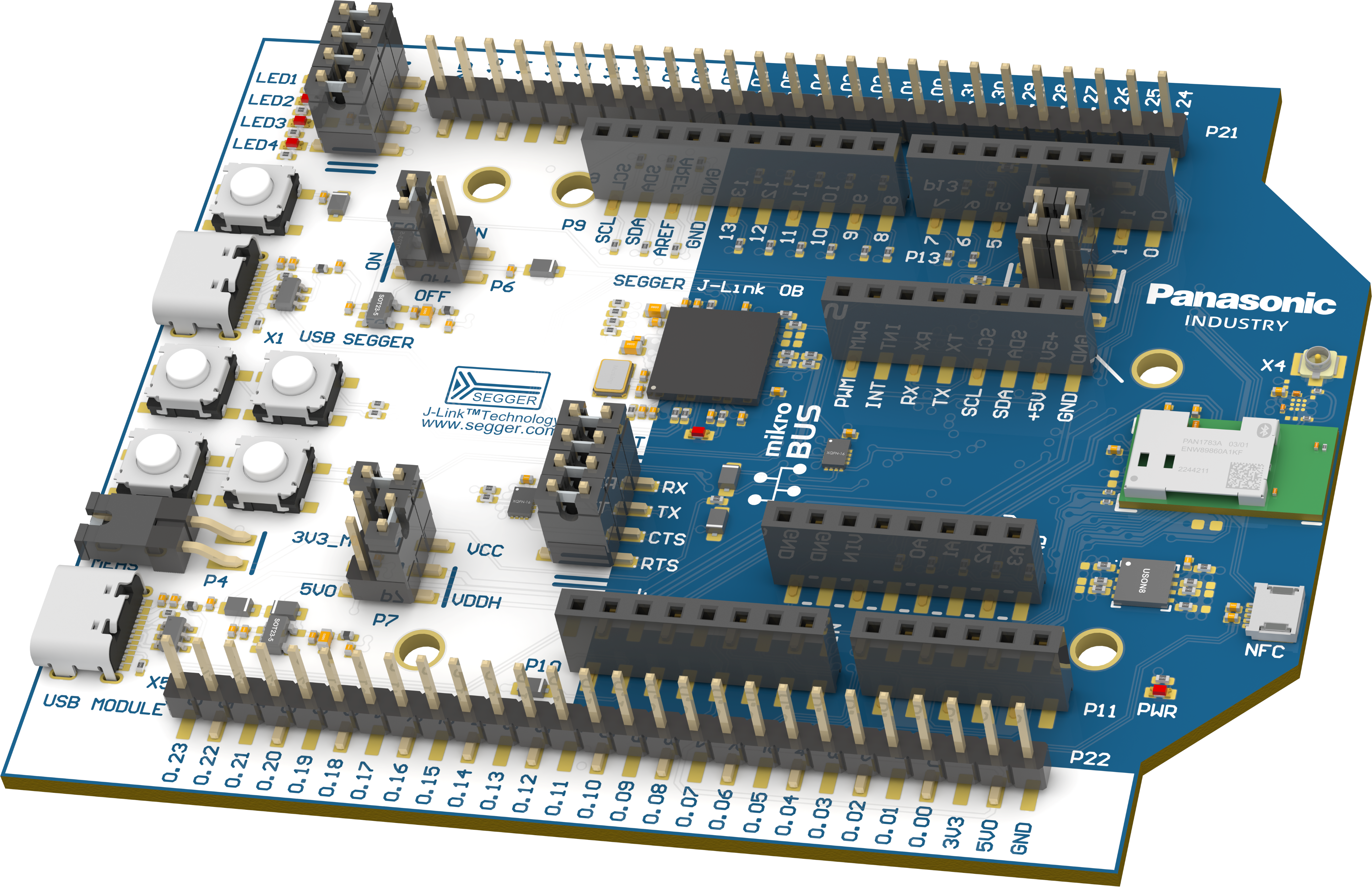 Output Module Panasonic PAN1783 Bluetooth Low-Energy Module - Panasonic | DigiKey