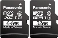 Image des cartes mémoire Flash microSD série TT de Panasonic
