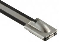 Image of Panduit's Pan-Steel® MLTC Series Stainless Steel, Nylon Coated, UV Resistant Cable Ties