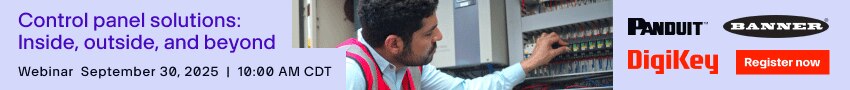 Image of Panduit/Banner Engineering Control Panel Solutions Webinar