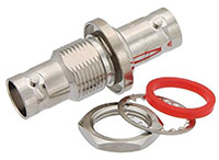 Image of Pasternack PE9093 Bulkhead-Mount Hermetically-Sealed Adapters