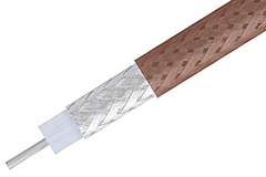 Image of Pasternack's RG316/U Single Shielded Flexible Coax Cable with FEP Jacket
