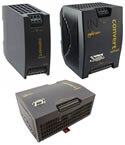 Power-One 的 DIN 軌電池充電器圖片