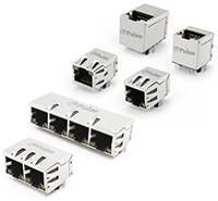 Pulse Electronics, a YAGEO Company JXD 系列以太网连接器模块的图片
