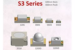 Image of QT Brightek's S3 Series 640nm/660nm LEDs